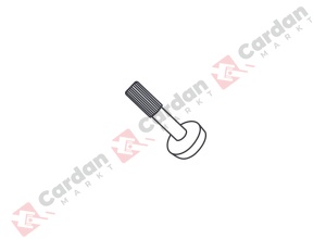 картинка Конец шлицованный 57x144 H104 (Ø подвесного подшипника 65) от магазина КарданМаркт