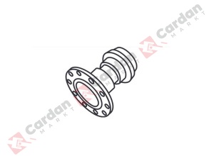 картинка Неподвижное шлицевое соединение XS150/4x13,1 H154 (Ø подвесного подшипника 65) от магазина КарданМаркт